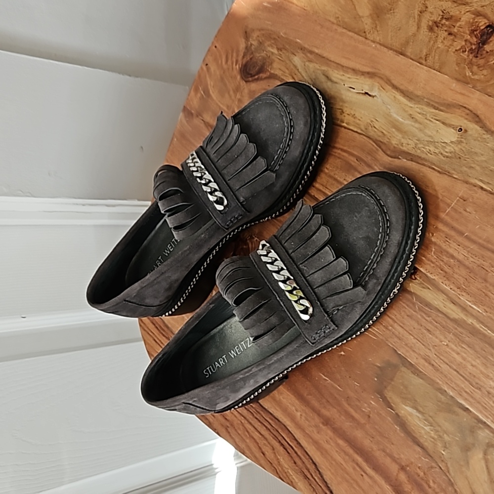Suede Loafers, Stuart Weitzman